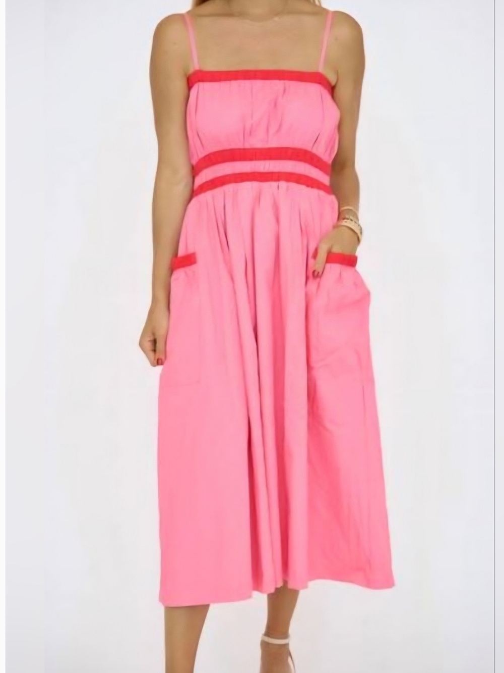 Aureum Colorblock Midi Dress